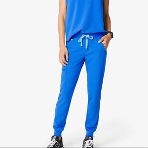 FIGS Zamora Jogger Scrub Pants Royal Blue M